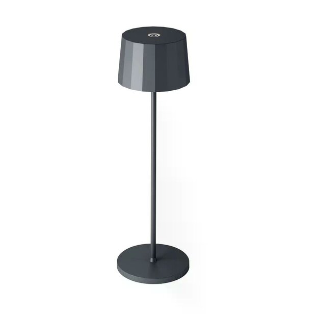 Lido Wiederaufladbare LED-Tischlampe | anthrazit | H: 35,30cm