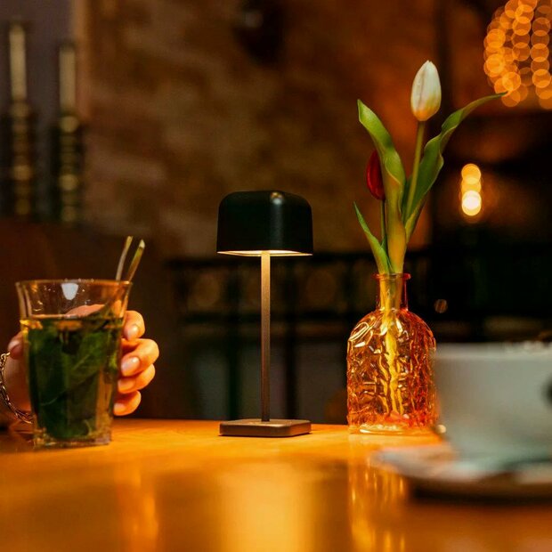 Cabo Tischleuchte | schwarz | H: 20 cm