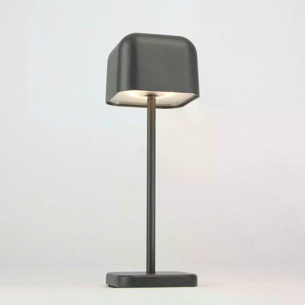 Kleine Cabo-Tischlampe | Anthrazit | 20 cm