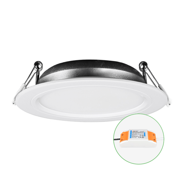 Mi-Light kantelbare RGB+CCT Downlight &Oslash;110, 9W voor sfeervolle verlichting