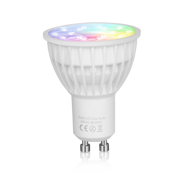 Mi-Light | LED Spot GU10 | RGB+CCT | 4W met Smart Bedieningsopties