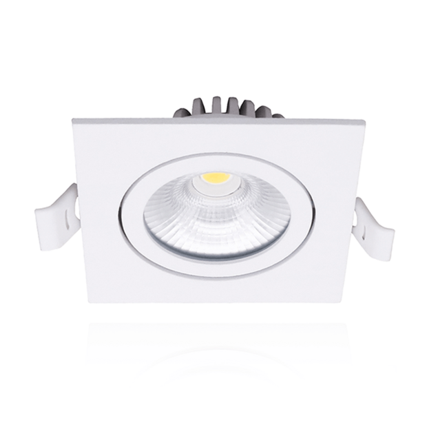 Led inbouwspot vierkant | Slim-Fit | Wit | 6W | Dimbaar | CCT-Switch