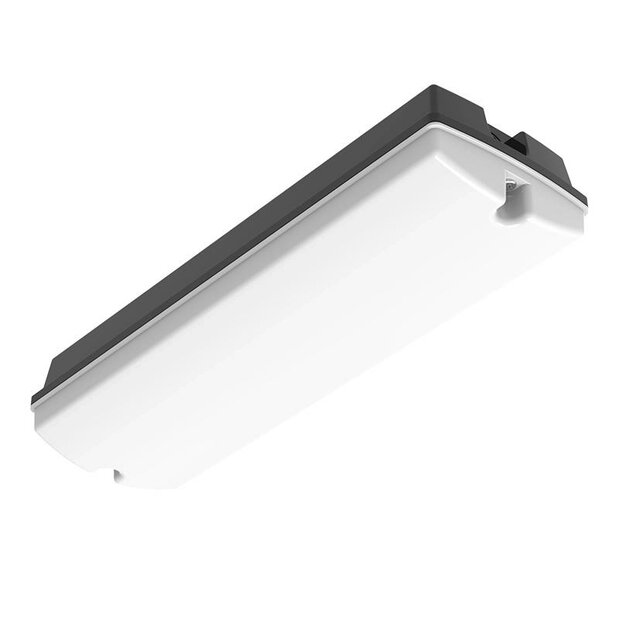 Porch light | 3W | Black | CCT switch | Frosted glass