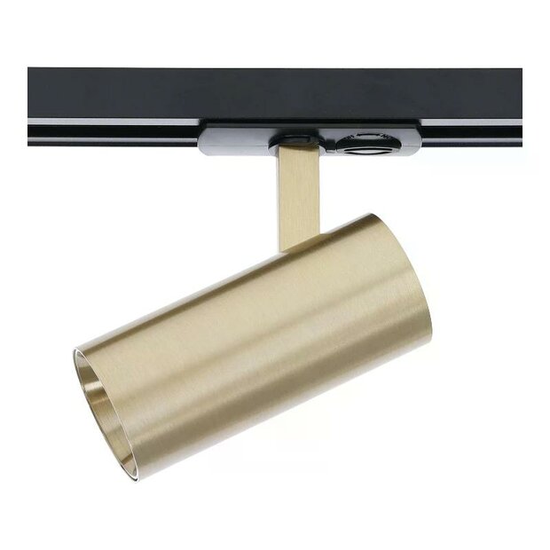 1-phase track spotlight | Brass | 10W | Dimmable | CCT switch
