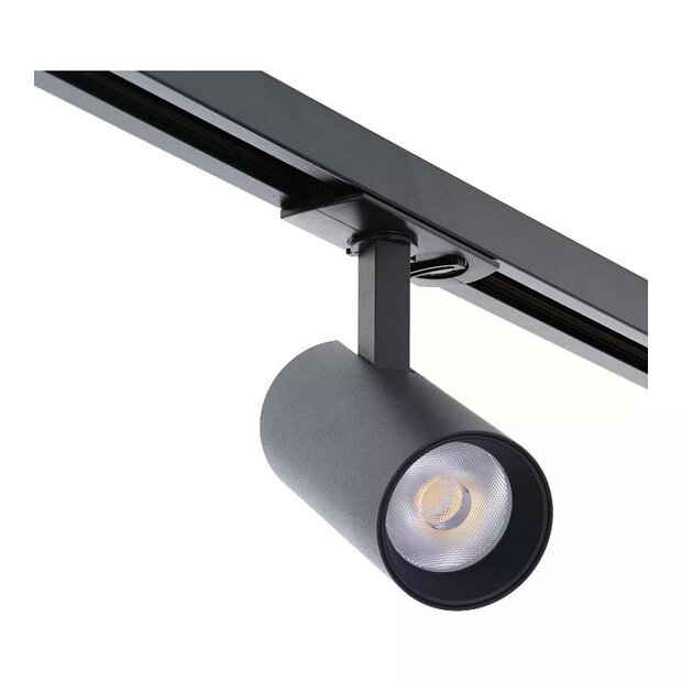 1-phase track spotlight | Black | 10W | Dimmable | CCT switch