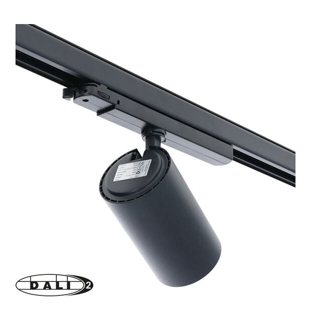 3-fase railspot Rosalin | DALI | 10-20-30W | Zwart | CCT-switch