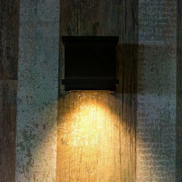 Wandleuchte Borgo | Schwarz | GU10