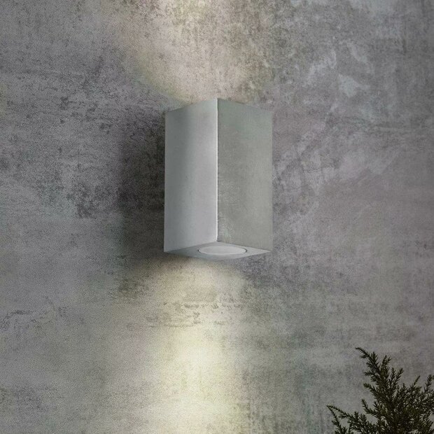 Wandleuchte Levi Up &amp; Down | Verzinkt | GU10