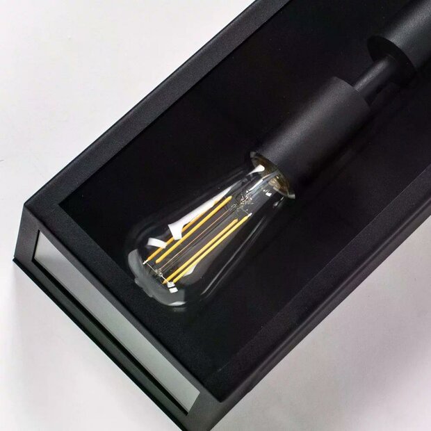 Wandlamp of plafondlamp Twilight | Zwart