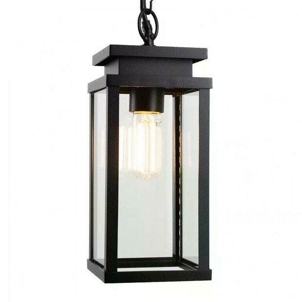 Pendelleuchte Jersey an Kette | Schwarz