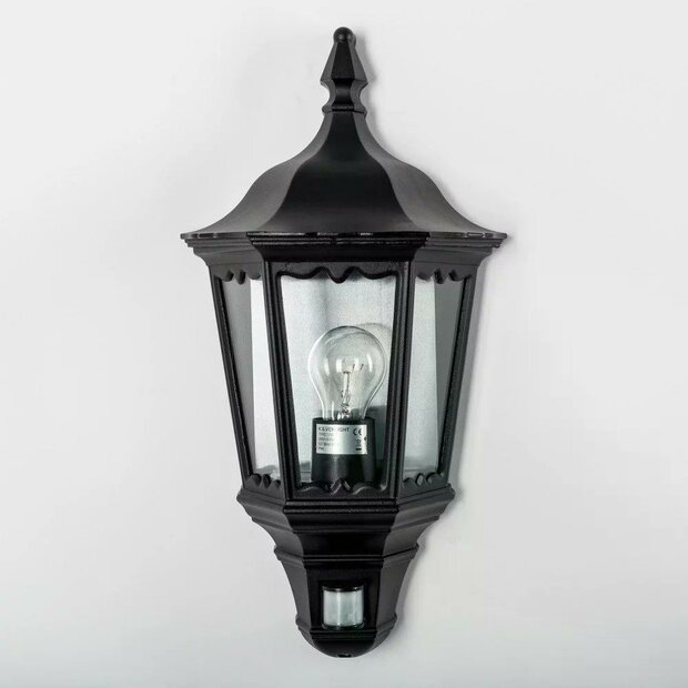 Wandleuchte Ancona | Schwarz | Mit Sensor