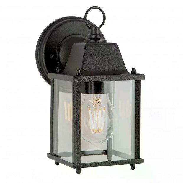 Wandleuchte Kutschenlampe | Schwarz