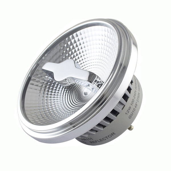 LED AR111 spot GU10 12W dimmable | 2700K warm white | 650lm 24&deg;