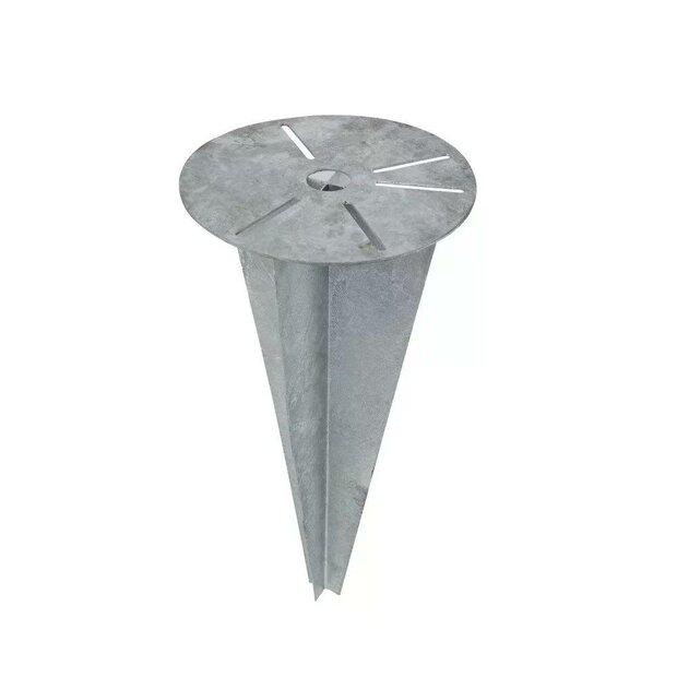 Erdspie&szlig; Verankerung Mini | Verzinkt | &Oslash;18,5cm