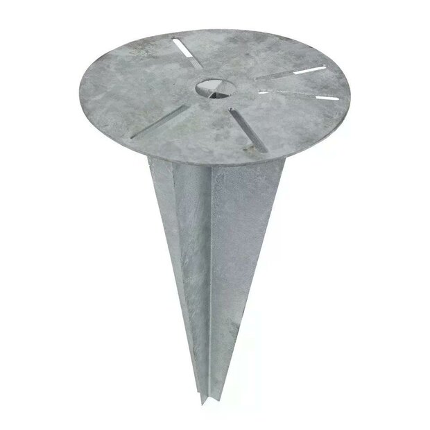 Erdspie&szlig; Verankerung 3 | Verzinkt | &Oslash;30cm