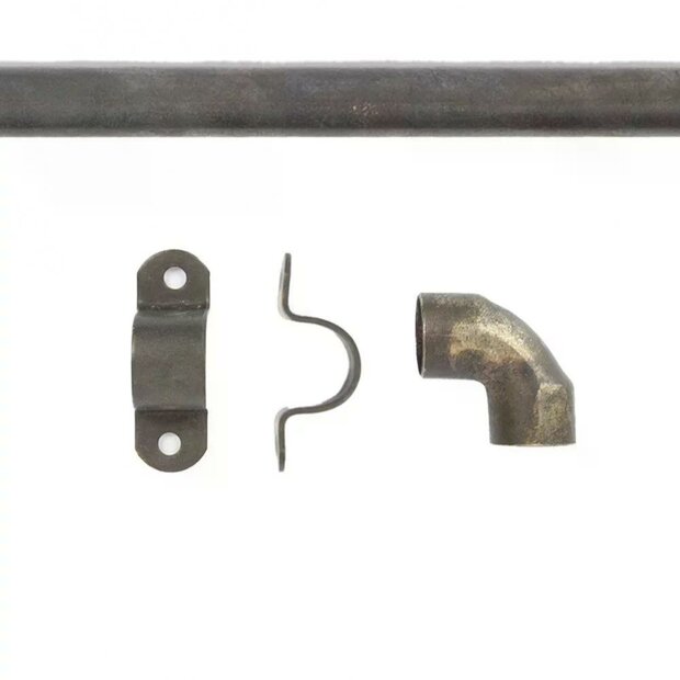 Messingrohr | Schwarz-Bronze | 74cm