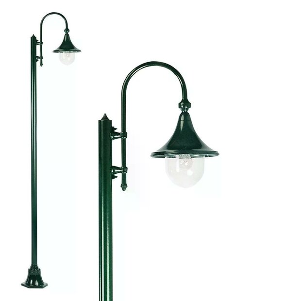 Laternenpfahl Rimini | Gr&uuml;n | 235cm