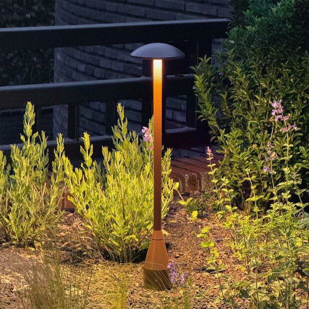 Stehende Au&szlig;enleuchte Jazzy Medium | Corten | 8W | 3000K