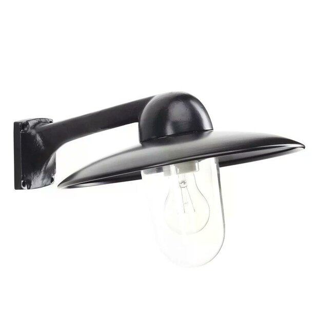 Wandleuchte Fabrique | Schwarzes Aluminium-Schwarz