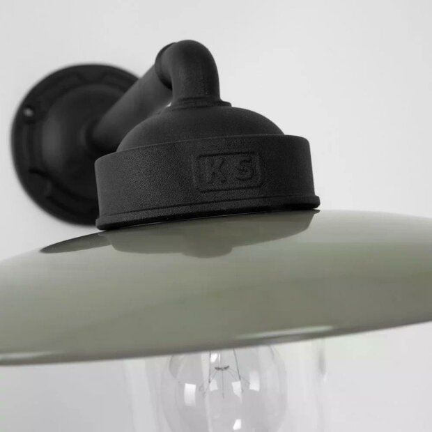 Wandleuchte Palazzo | Schwarz-Taupe