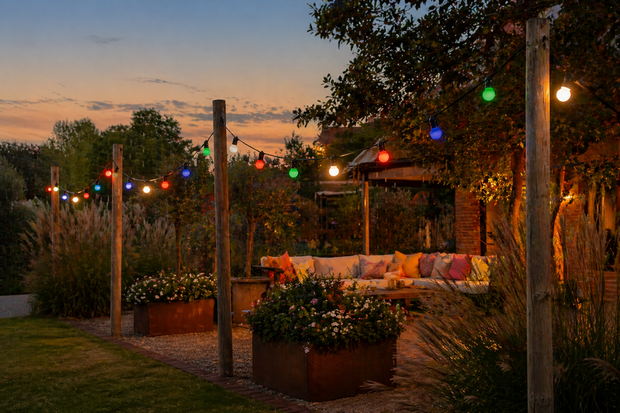 Voordeelset 8x Led filament kleine bol E27 | RGBW kleurenmix