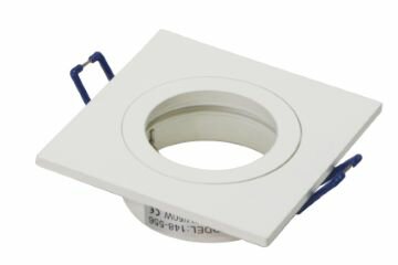 led inbouwspot armatuur wit, vierkant