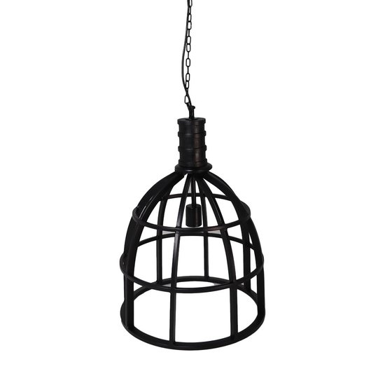 IRON Pendelleuchte 40x50 - Schwarz Metall