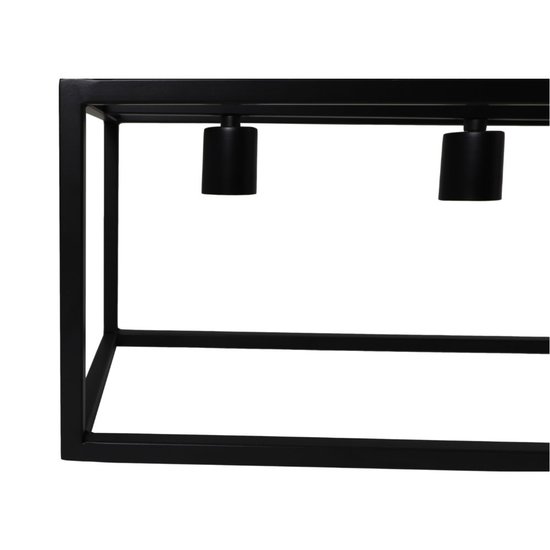Fremont 5-Licht Pendelleuchte - 100x25 - Pulverbeschichtetes Schwarz