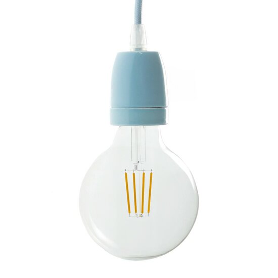 Lampfitting porselein Lichtblauw | E27