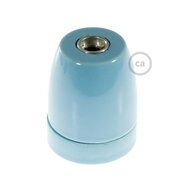 Lampfitting porselein Lichtblauw | E27