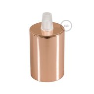 Lampfitting E27 Cilindrisch in Koperkleur