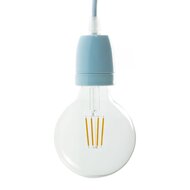 Lampfitting porselein Lichtblauw | E27