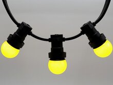 E27 Gelbe LED-Lampe 45mm 1W aus Polycarbonat
