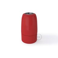 Porseleinen Fitting E14 Rood