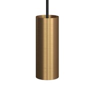Metalen spotlamp E14 geborsteld brons