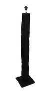 Vloerlamp Rond 145cm &ndash; Zwart Teak