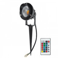 Tuinspot met Grondpin | 9W RGB LED | IP65 | Zwart