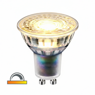 GU10 LED spot dim to warm 5,5W | 2200&ndash;3000K | 60&deg; | GU10 | dimbaar - High end model