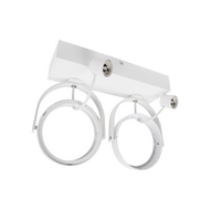 Aufbaustrahler AR111 GU10 | wei&szlig; | schwenkbar | 2 Strahler