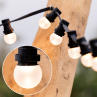 E27 LED Lampe | 2W | 2000K | Matte Abdeckung | &Oslash;45 | Geeignet f&uuml;r Festoonkabel