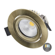 LED Einbauspot slim-fit | 4-6W | Dimmbar | CCT-switch | IP65 | Bronze