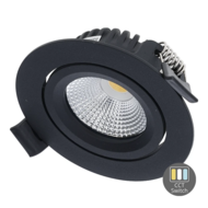 LED Einbauspot slim-fit | 4-6W | Dimmbar | CCT-switch | IP65 | Schwarz
