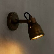 Indigo Wandleuchte/Deckenspot | Messing | H: 11 cm