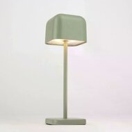 Kleine Cabo Tischleuchte | gr&uuml;n-grau | 20 cm