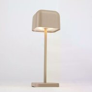Cabo Tischlampe | Matt Grau Beige | 20 cm