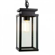 Pendelleuchte Jersey an Kette | Schwarz