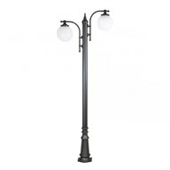 Laternenpfahl Madeira doppelt | Gr&uuml;n | 238cm