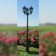 Laternenpfahl Ancona triple | Gr&uuml;n | 223cm