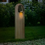 Holz-Au&szlig;enleuchte Offshore | Schwarz | 100cm