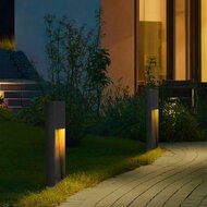 Stehende Au&szlig;enleuchte Levi | Schwarz | 60cm